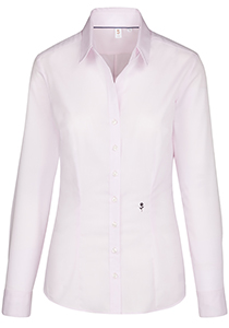 Seidensticker dames blouse slim fit, roze