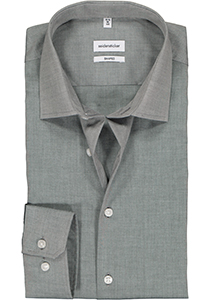 Seidensticker shaped fit overhemd, grijs
