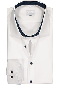 Seidensticker x-slim fit overhemd, wit (contrast)