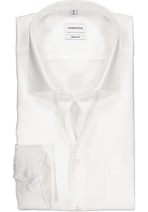 Seidensticker regular fit overhemd, wit structuur