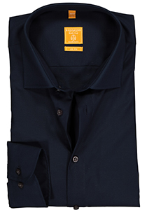 Redmond modern fit overhemd, nachtblauw    