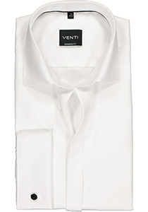 VENTI modern fit overhemd, mouwlengte 72 cm, dubbele manchet, wit 