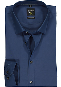 OLYMP No. Six super slim fit overhemd, blauw 