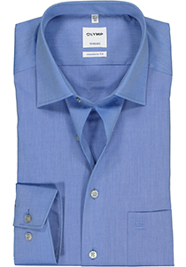 OLYMP Tendenz modern fit overhemd, blauw chambray