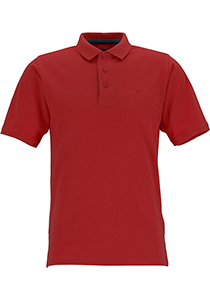 Redmond modern fit poloshirt, rood (zwart contrast)