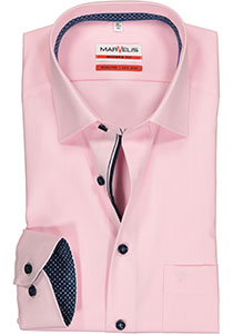 MARVELIS modern fit overhemd, roze (contrast)