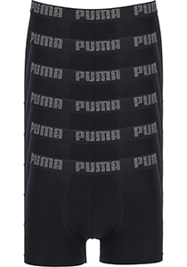 Puma Basic Boxer heren (6-pack), zwart