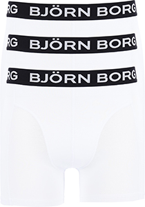 Bjorn Borg boxershorts Essential (3-pack), heren boxers normale lengte, wit
