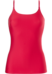 ten Cate Secrets spaghetti top (1-pack), dames hemd smalle bandjes, rood
