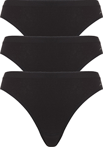 ten Cate Basic women rio (3-pack), dames slips lage taille, zwart