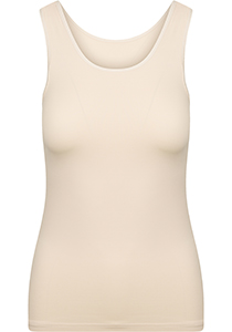 RJ Bodywear Pure Color dames top (1-pack), hemdje met brede banden, huidskleur