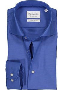 Michaelis slim fit overhemd, Oxford, kobalt blauw