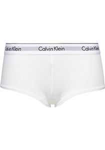Calvin Klein dames Modern Cotton hipster slip, boyshort, wit