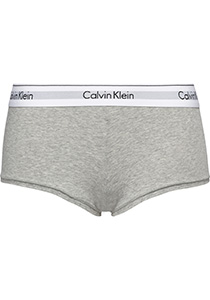 Calvin Klein dames Modern Cotton hipster slip, boyshort, grijs