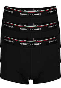 Tommy Hilfiger low rise trunk (3-pack), lage heren boxers kort, zwart