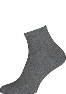 Tommy Hilfiger damessokken Casual Short (2-pack), korte sokken katoen, midden grijs melange