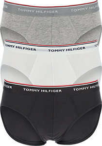 Tommy Hilfiger slips (3-pack), heren slips zonder gulp, wit, zwart, grijs