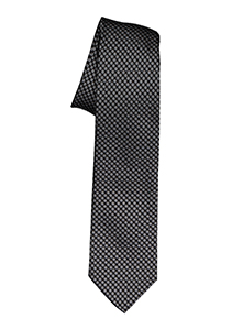 Michaelis stropdas, zwart dessin