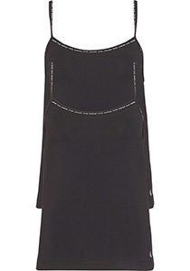 Calvin Klein dames ONE Cotton spaghetti tops (2-pack), zwart