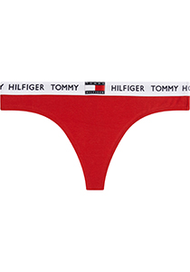 Tommy Hilfiger dames Tommy 85 string (1-pack), rood