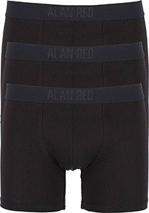 ALAN RED Colin boxers (3-pack), extra lang, zwart