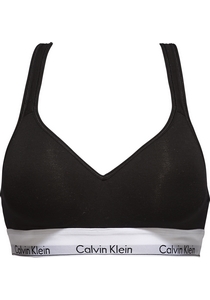 Calvin Klein dames Modern Cotton bralette top, met voorgevormde cups, zwart