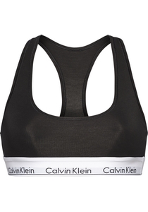 Calvin Klein dames Modern Cotton bralette top, ongevoerd, zwart