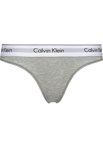 Calvin Klein dames Modern Cotton string, grijs
