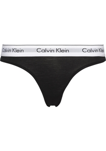 Calvin Klein dames Modern Cotton string, zwart