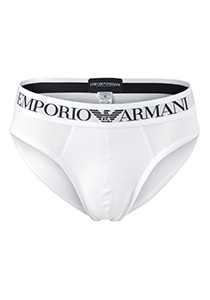Emporio Armani Brief Iconic (1-pack), heren slip zonder gulp, wit