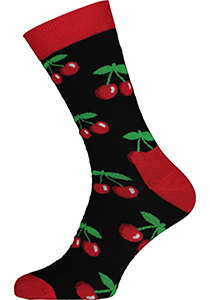 Funday Socks unisex sokken, Fruit, kersen sokken