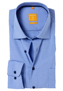 Redmond modern fit overhemd, blauw 