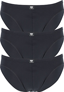 Ceceba heren slips buikmodel (3-pack), zwart
