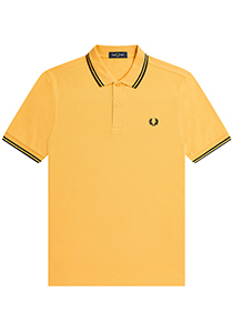 Fred Perry M3600 polo twin tipped shirt, pique, Golden Hour