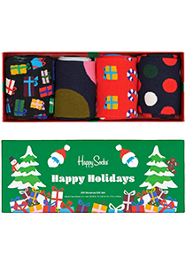 Happy Socks Gift Bonanza Socks Gift Set (4-pack), unisex sokken, kerst- en cadeausokken