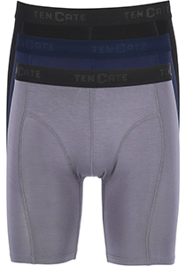 TEN CATE Basics men bamboo viscose long shorts (4-pack), heren boxers lange pijpen, multicolor
