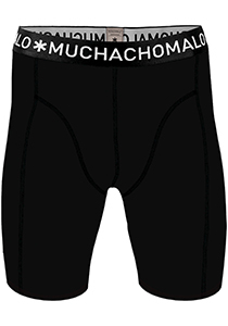 Muchachomalo boxershorts, heren boxers lange pijpen (2-pack), Solid