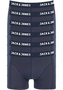JACK & JONES boxers Jacanthony trunks (6-pack), navy blauw