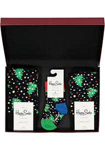 Happy Socks cadeauset, 3-pack Baby's eerste kerstboom (family pakket)