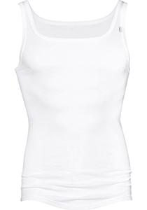 Mey Noblesse athletic shirt (1-pack), heren singlet fijn rib, wit