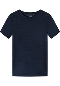 SCHIESSER Mix+Relax T-shirt, dames shirt korte mouwen modal blauw