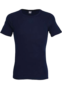 Ceceba heren T-shirt met O-hals (1-pack), donkerblauw