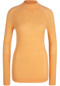 FALKE dames lange mouw shirt Wool-Tech, thermoshirt, oranje (orangette)