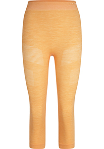 FALKE dames 3/4 tights Wool-Tech, thermobroek, oranje (orangette)