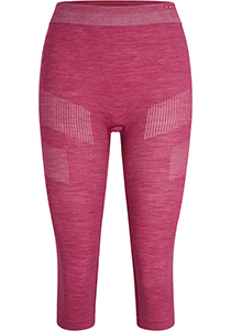 FALKE dames 3/4 tights Wool-Tech, thermobroek, lichtpaars (radiant orchid)
