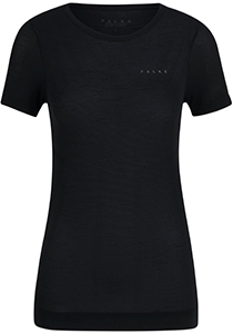 FALKE dames T-shirt Ultralight Cool, thermoshirt, zwart (black)