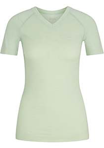 FALKE dames T-shirt Wool-Tech Light, thermoshirt, groen (quiet green)