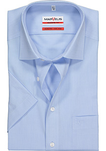 MARVELIS modern fit overhemd, korte mouw, lichtblauw