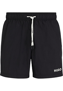 HUGO Haiti swim shorts, heren zwembroek, zwart dessin