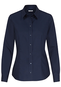 Seidensticker dames blouse regular fit, donkerblauw